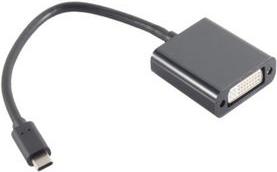 SHIVERPEAKS BASIC-S USB 3.1-DVI Cavo Adattatore USB 3.1 C Accoppiamento plug-DVI 24+5, materiale per la casa: -1 pezzo (BS14-05