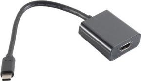 SHIVERPEAKS BASIC-S USB 3.1-HDMI Cavo Adattatore USB 3.1 C Accoppiamento Plug-HDMI, Materiale per alloggiamento: ABS, -1 pezzo