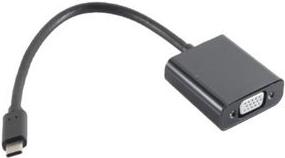 SHIVERPEAKS BASIC-S USB 3.1-VGA Cavo Adattatore USB 3.1 C Accoppiamento plug-VGA, materiale per la casa: ABS, -1 pezzo (BS14-05
