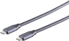 Cavo SHIVERPEAKS BASIC-S USB 3.2, Connettore C CONNETTORE 1,0 M, Collegamenti: Connettore C USB sulla spina USB C, sotto 1 pezz