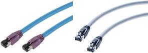 BS08-40081, 15 M, CAT8, S/FTP (S-S-STP), RJ-45, RJ-45, Blue