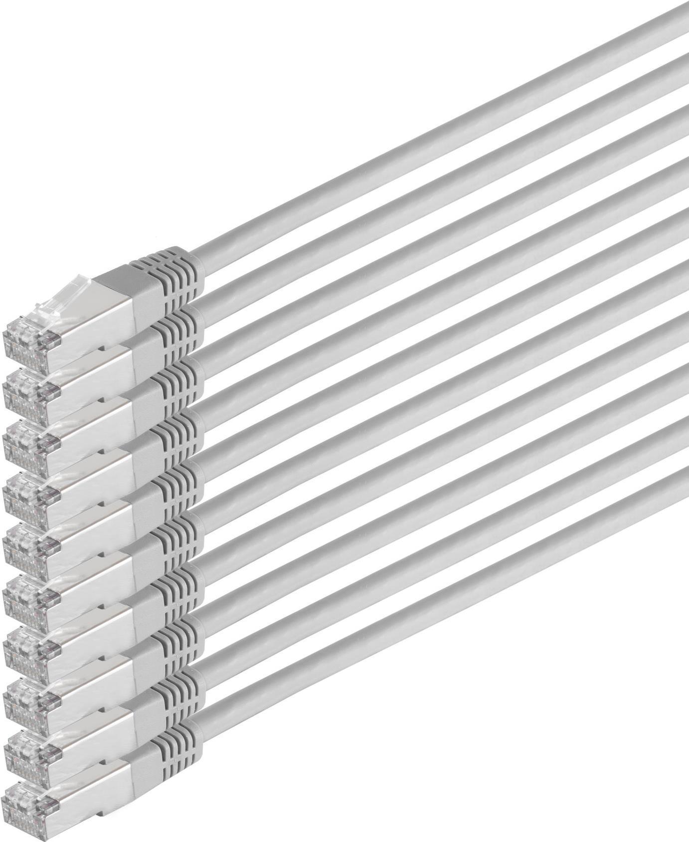 Cavo del cavo della rete S/Connettività Cavo Cat 6 S/FTP PIMF Senza alogeno VE10 20 m (75712-H-SET10)
