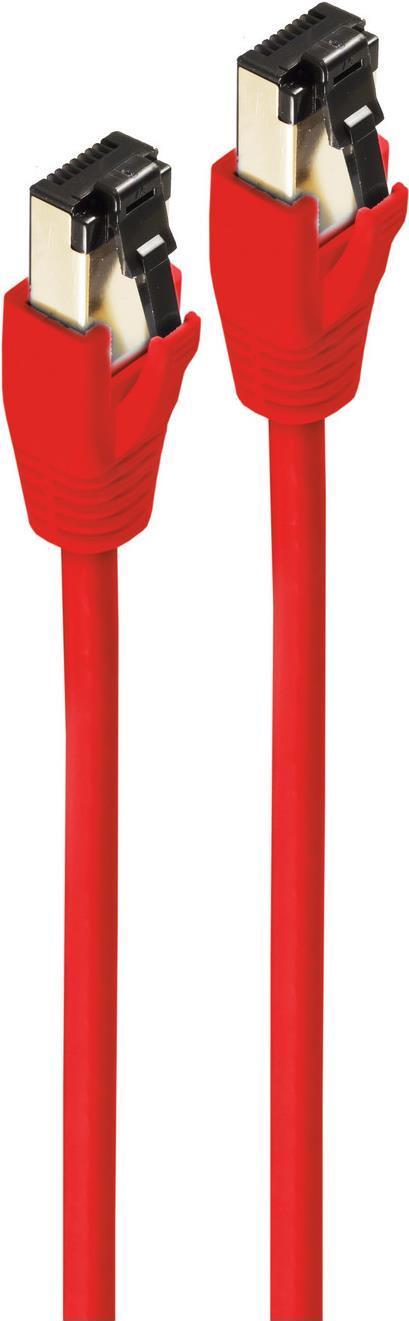 cavo patch shiverpeaks BASIC-S cat. 8.1 F/FTP PIMF LSZH rosso 100 m BS08-41074 - Rete - Cavo di rete CAT 8 (BS08-41074)