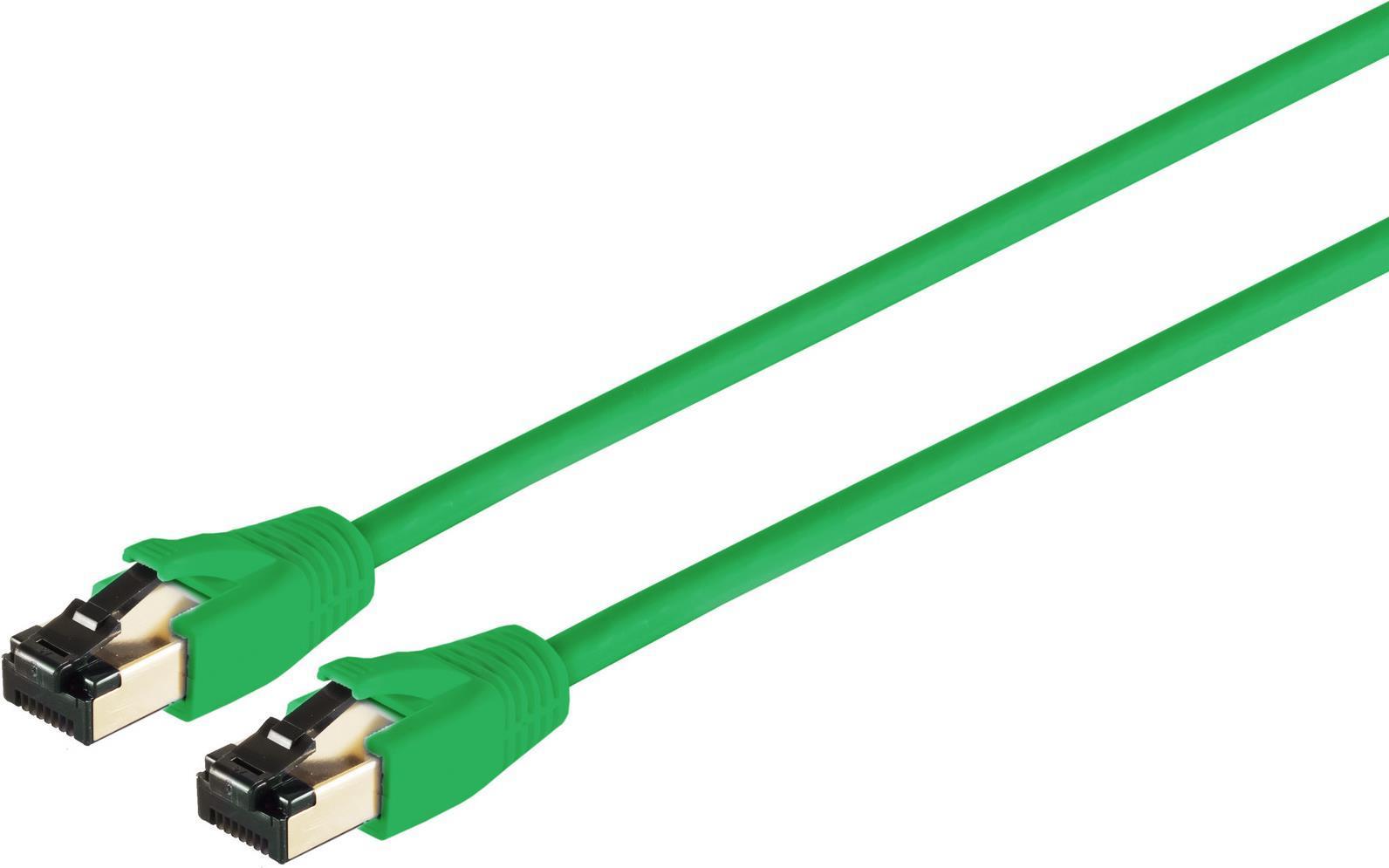 S/CONN massima connettività cavo di rete cavo patch cat. 8.1 F/FTP PIMF LSZH verde 150 m (08-41083)