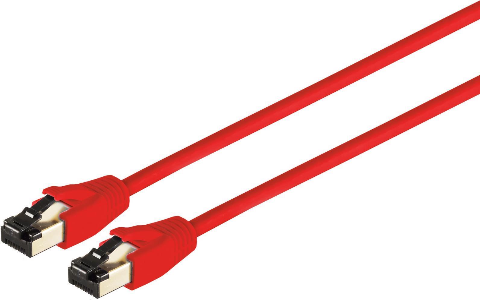 S/CONN massima connettività cavo di rete cavo patch cat. 8.1 F/FTP PIMF LSZH rosso 150 m (08-41084)