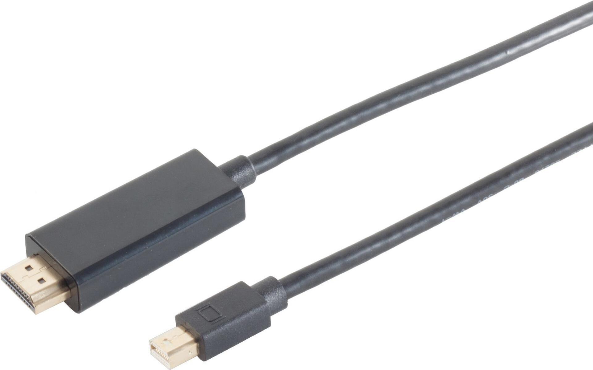 S/Connectivity DisplayPort Cable Mini DP 1.4 Cavo Mini display Sports Plug sul connettore HDMI 4K60Hz 20 m (10-72035))