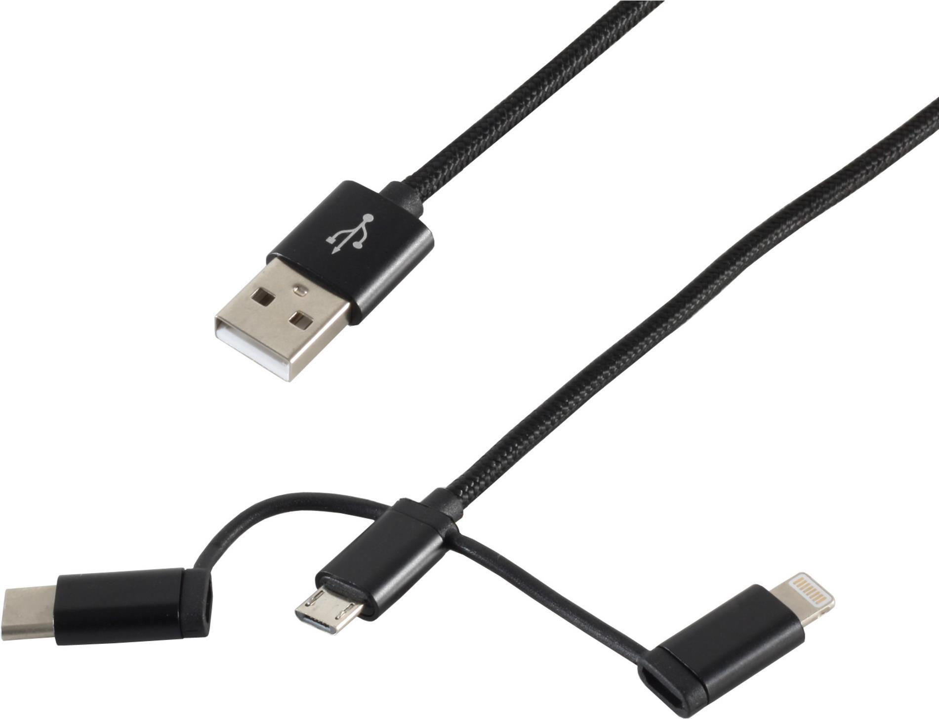 S-Conn 14-50068 1M USB A Micro-USB B può essere un cavo USB nero (14-50068)