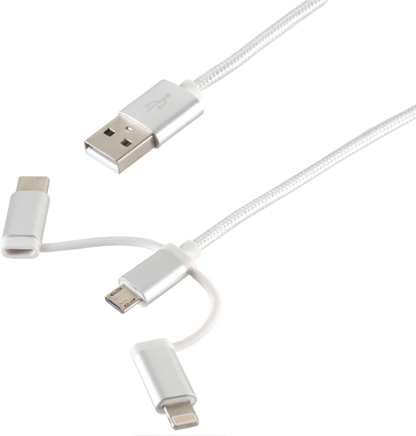S-Conn 14-50067 1M USB A Micro-USB B