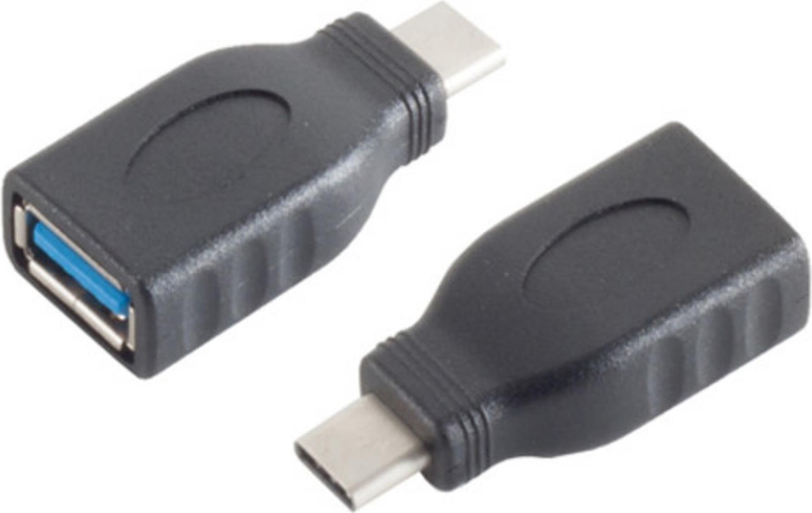 S-Conn 13-30008 USB 3.1 C USB 3.0 A Nero Cavo interfaccia/adattatore (13-30008)