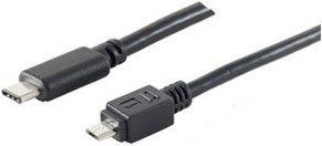 SHIVERPEAKS BS77145-.0 3M USB C Micro-USB B può essere un cavo USB nero (BS77145-3.0)