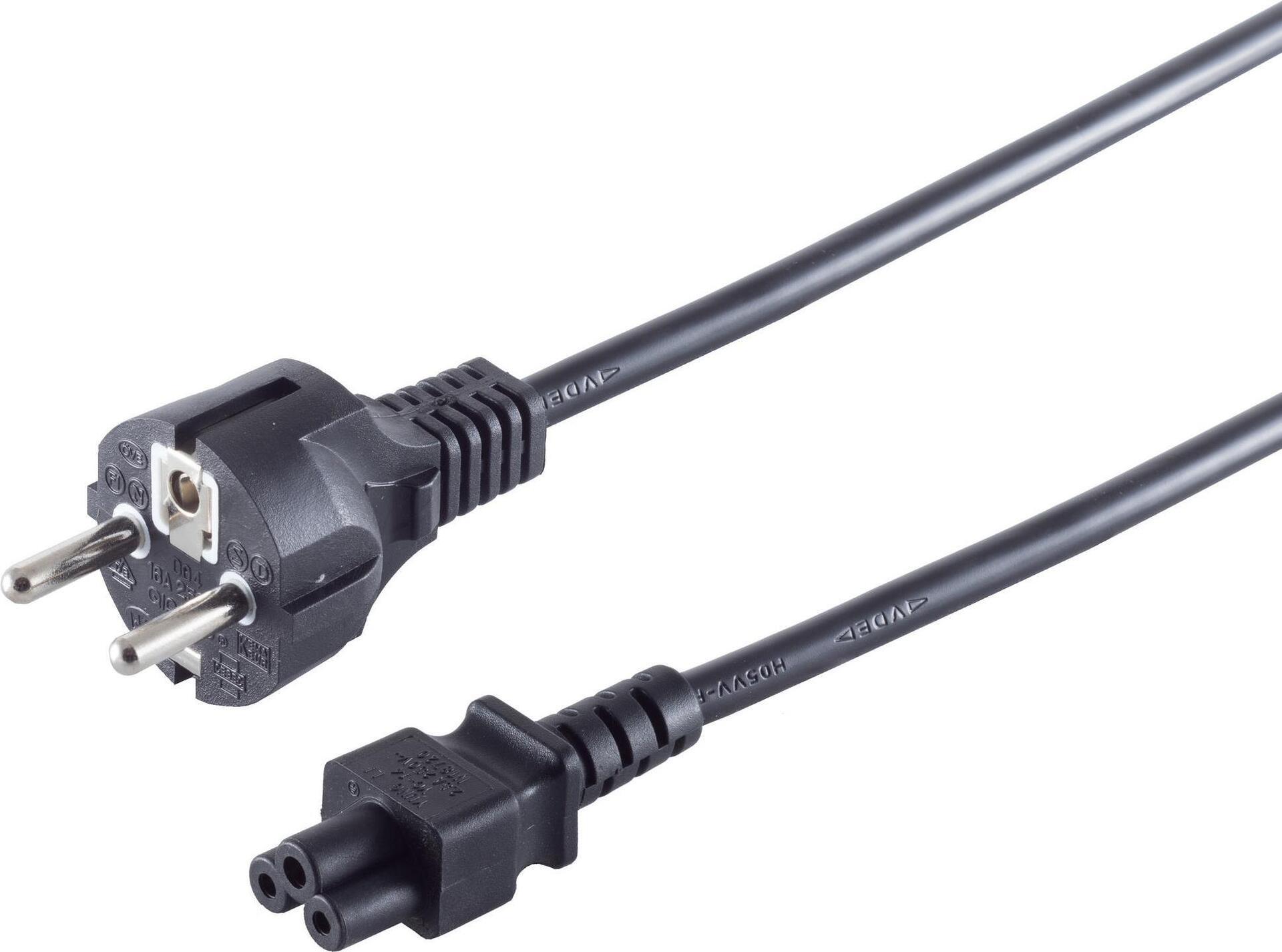 â€¢ NetzanschluÃŸkabel â€¢ schwarz â€¢ 1,8 m â€¢ 3-polig