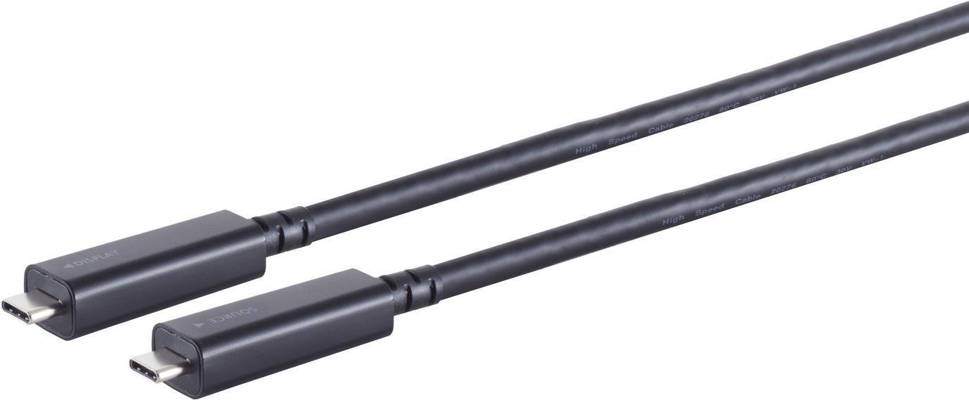 Massima connettività S/CONN Cavo USB-C ottico USB tipo C 3.2 4K60 10 Gbps PD 60 m (30-40265)