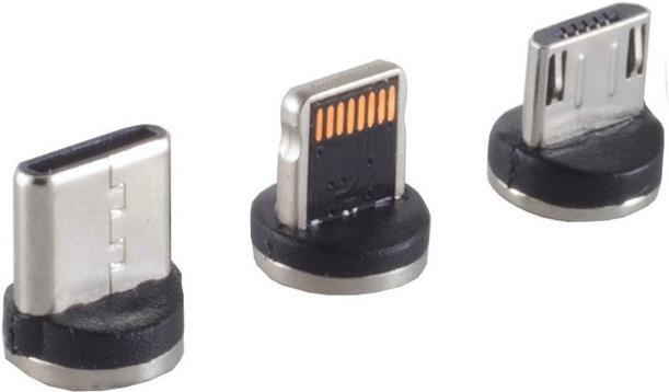 Set di connettori magnetici sostitutivi per connettività massima S/CONN 3in1 con supporto (14-19003)