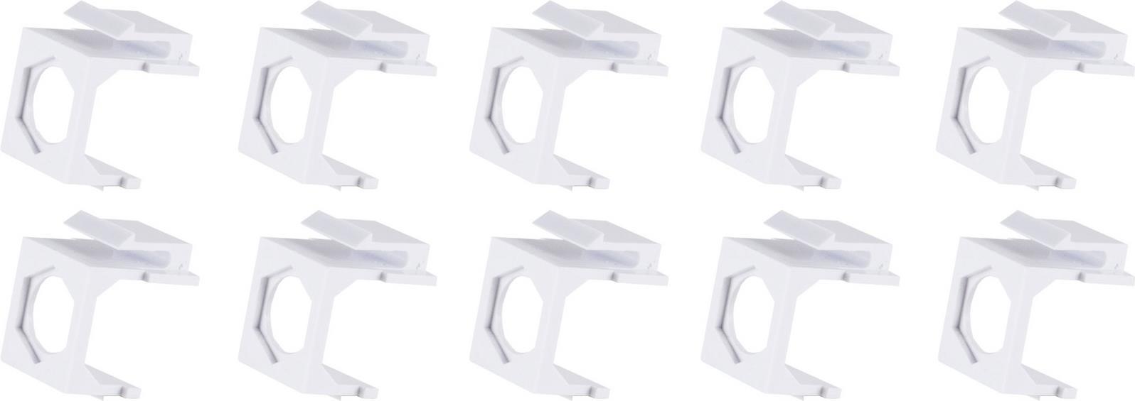 shiverpeaks -BASIC-S--Keystone adattatore vuoto esagonale bianco 10 pezzi (BS08-10122)
