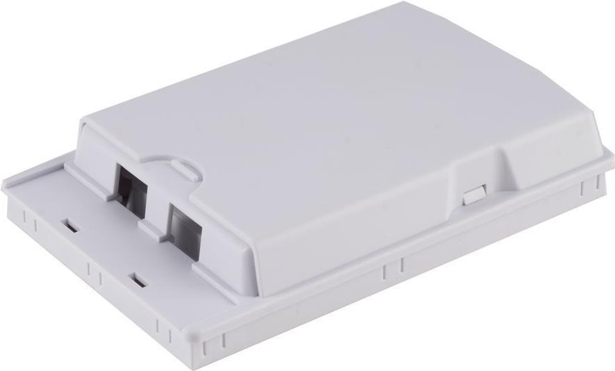 shiverpeaks -BASIC-S scatola di distribuzione in fibra ottica ABS a 2 vie bianco (BS07-65000)