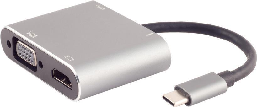 [Titolo generato AI] S-Impulse USB-C Dock 4in1 HDMI VGA PD Hub