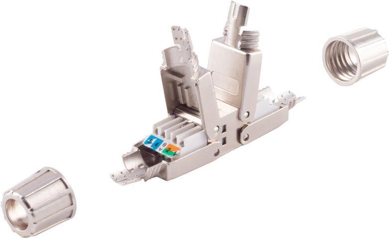 S/Connth Maximum Connectivity Network Plug, Cat. 6A Strumenti, plug RJ45, Toolless, Quick, STP (08-51005)