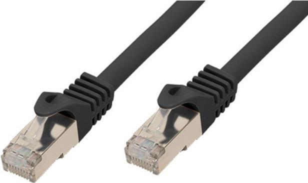 Cavo patch S/FTP Cat 7 nero 15,0 m