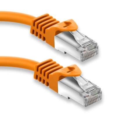Cavo patch S/FTP Cat 7 giallo 0,5 m