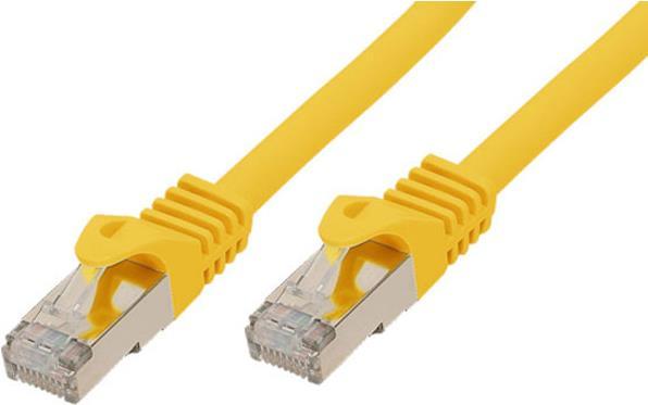 Cavo patch s/ftp cat.7 giallo 7,5 m