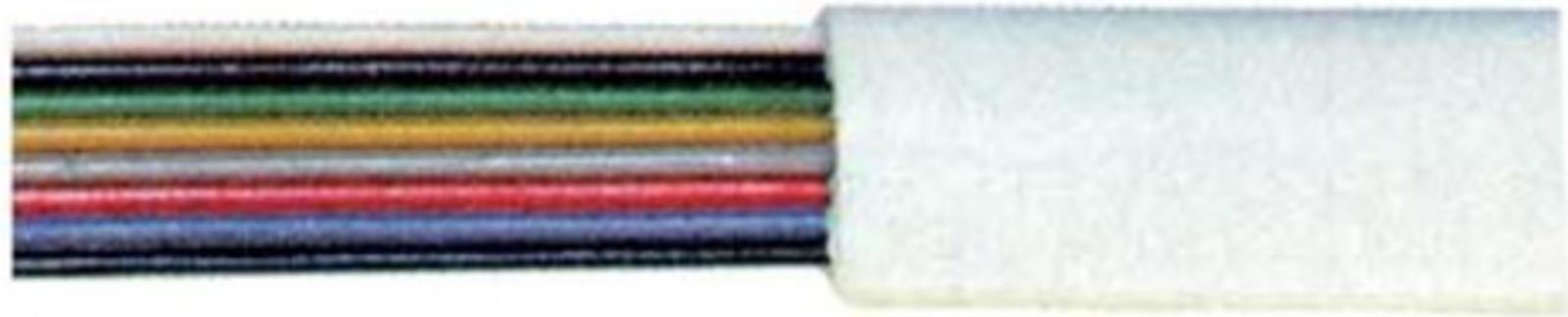 Cavo telefonico con connettività massima S/CONN a 8 conduttori piatto bianco 250 m (76119-25)