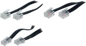 cavo modulare shiverpeaks BASIC-S spina RJ11-RJ11 150 m lunghezza 150 m colore nero 4 fili - 1 pezzo (BS70095)