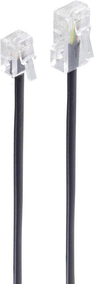 Cavo modulare SHIVERPEAKS BASIC-S connettore RJ11-RJ45 RJ11 Connettore con 6 pin posizioni 4 Belgied (BS70253)