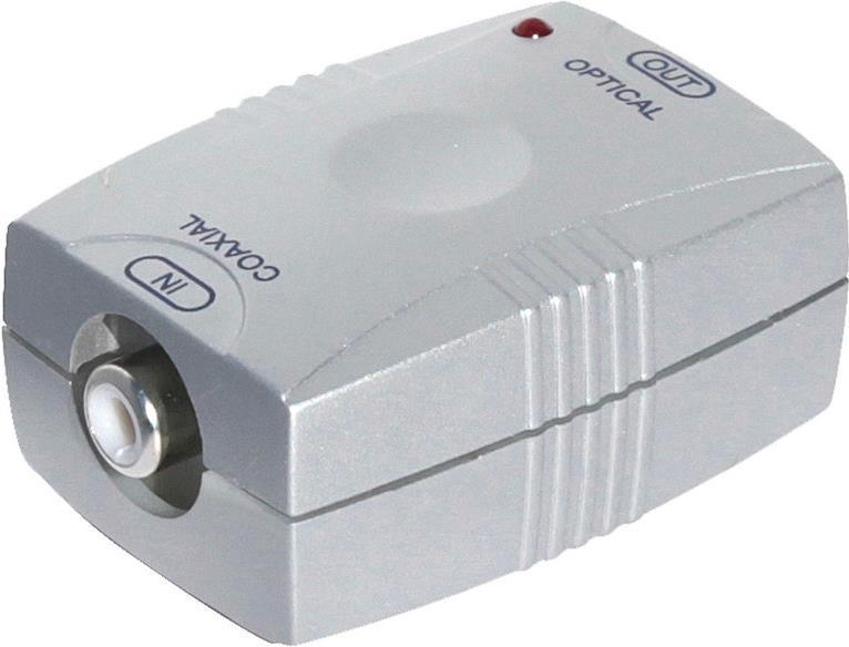Convertitore di segnale audio digitale, In Cinch - Out Toslink *shiverpeaks* BASIC-S