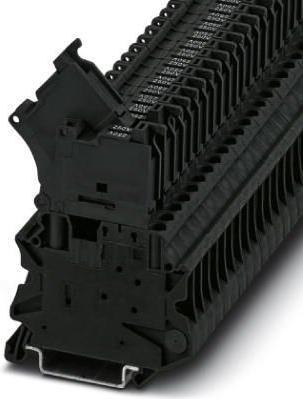 Phoenix Contatta il morsetto del centro vela G 5x20 mm nero, 0,14 ... 6 mm², 3046100 (UT 4-Hesila 250 (5x20))