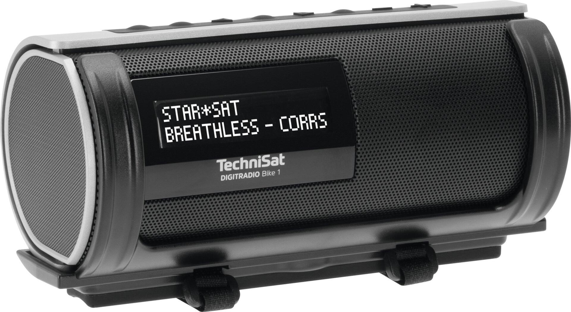 TechniSat 0000/3926 DigitRadio Bike1 Radio DAB portatile nero-argento