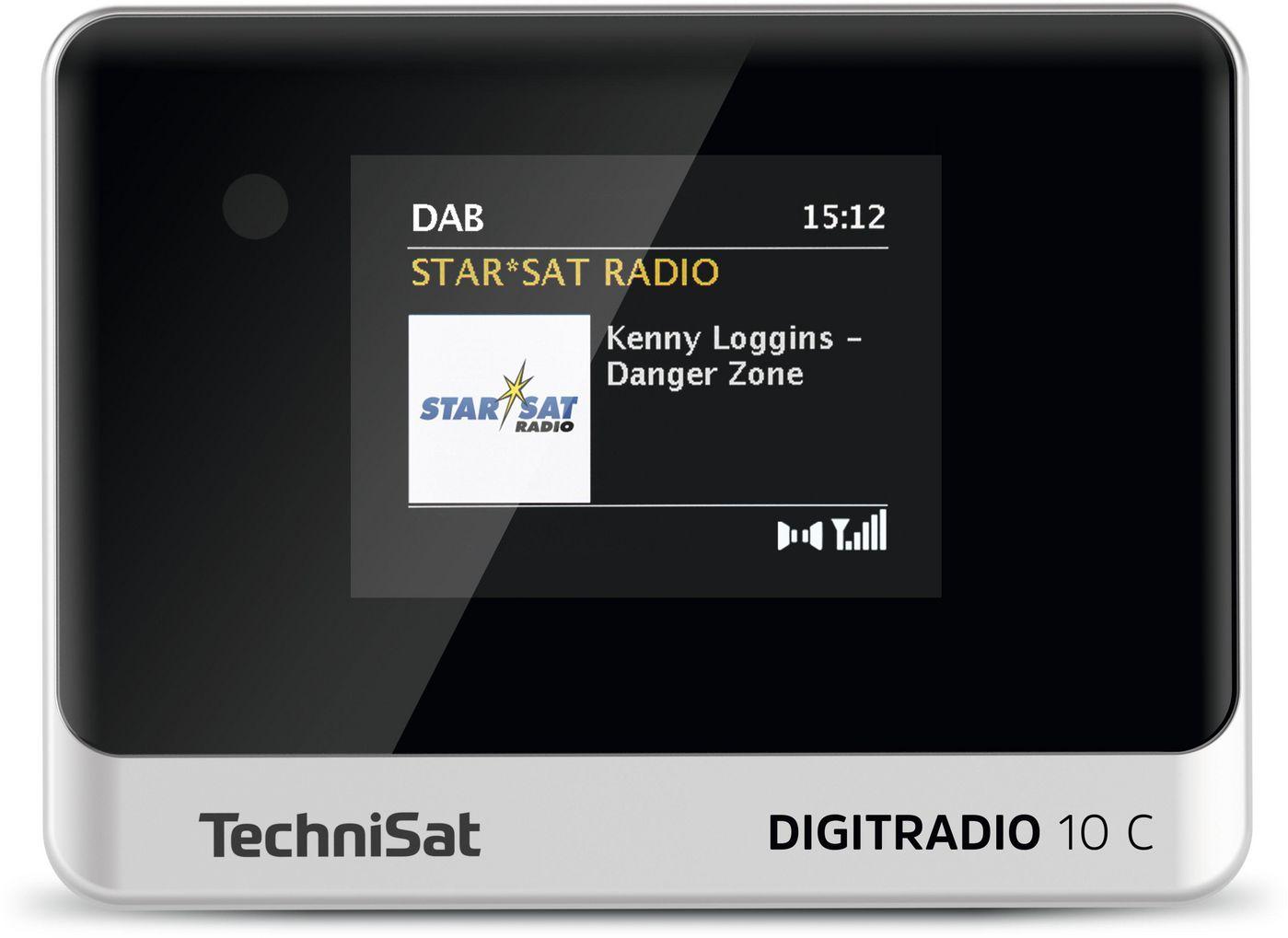 TechniSat 0000/3945 DigitRadio 10 C DAB+ adattatore radio digitale nero/argento