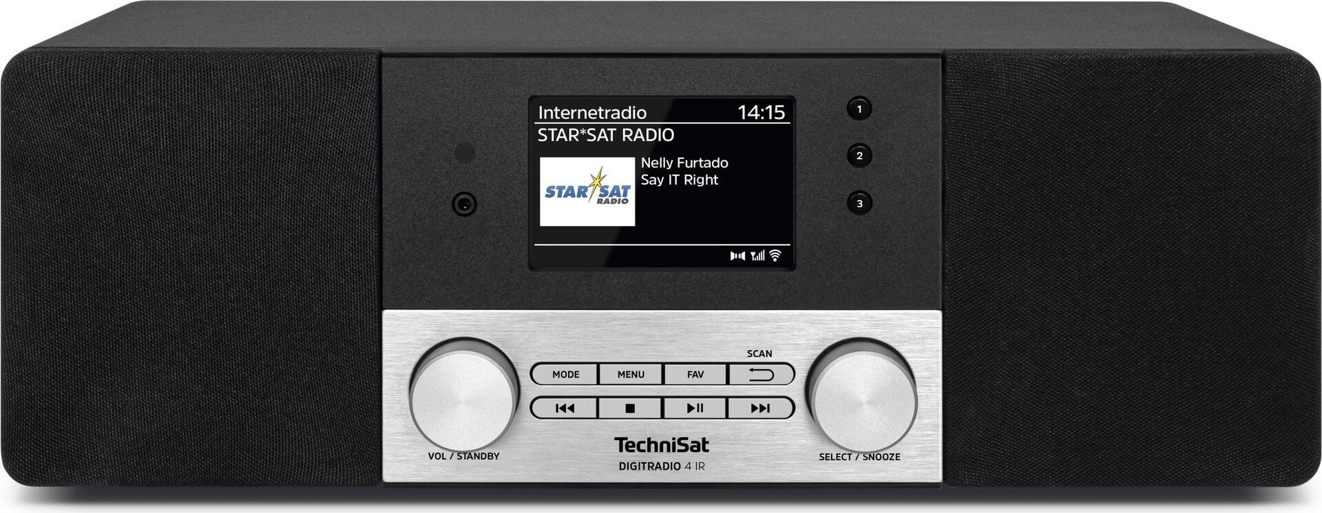 Digitradio 4 IR, Internet, Digital analogico, DAB+, FM, 87,5 - 108 MHz, 174 - 240