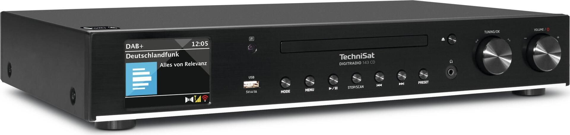 Technisat DIGITRADIO 143 CD, 0000/3989, nero