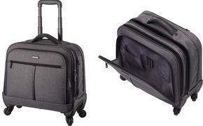 LightPak Business Notebook Trolley "Phoenix", poliestere grigio, sistema di carrello bloccabile 102 cm, manico, - 1 pezzo (4613