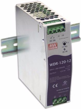 Serie WDR-1220 medio WDR-124 Power Supply (Montaggio di Din Rail Possibile) -CAC 180-550 / DC 254-780 V-120 WATTS