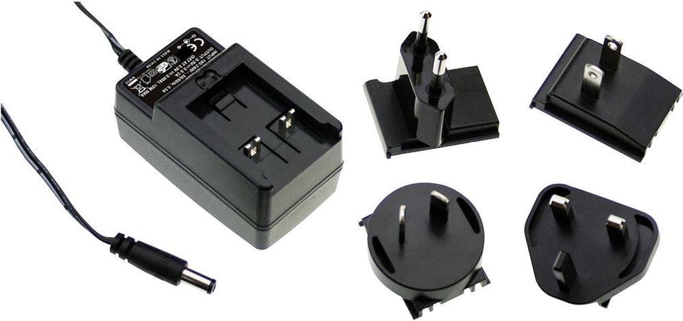 Serie GE24 medio GE24I18-P1J AC-DC Servizio di potenza industriale intercambiabile-AC 100-230 / DC 135-370 V-24 WATT (GE24I18-P