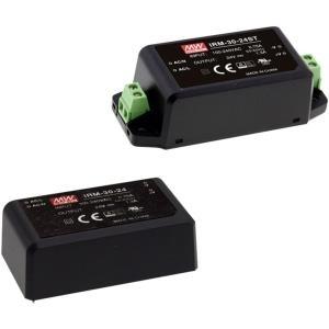IRM medio IRM -30-24 - 31,2 W - 85 - 264 V - 47 - 440 Hz - 0,75a/115VAC - 0,5a/230VAC - 40 ms - 88,5% (IRM -30-24)