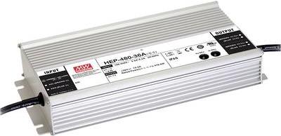 Alimentatore per stampa CA/CC Mean Well HEP-480-36A 378 V/CC 133 A 4788 W tensione di uscita regolabile estremità del cavo ape