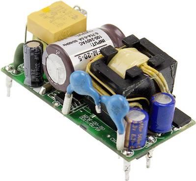 Modulo di alimentazione AC/CC medio, frame aperto MFM-20-3.3 3.3 V/DC 4.5 Una tensione di uscita può essere regolata (MFM-20-3