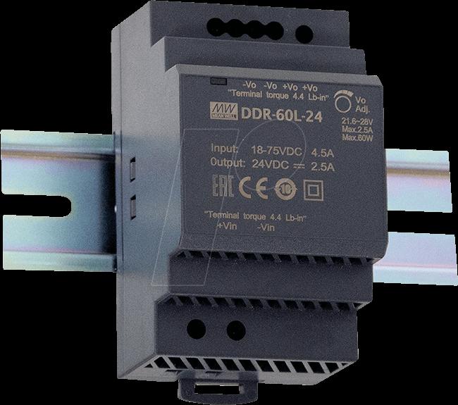 MEAN WELL Alimentatore e convertitore di tensione DDR-60G-12 (DDR-60G-12)