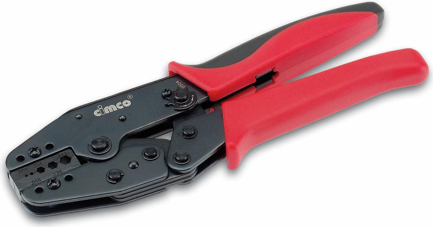 Cimco 10 6144 Utensile per crimpatura Nero - Rosso Crimpatrice per cavi (106144)