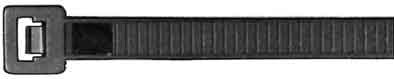 Fascette Cimco 13,5 cm, 100 pezzi, nere, resistenti ai raggi UV