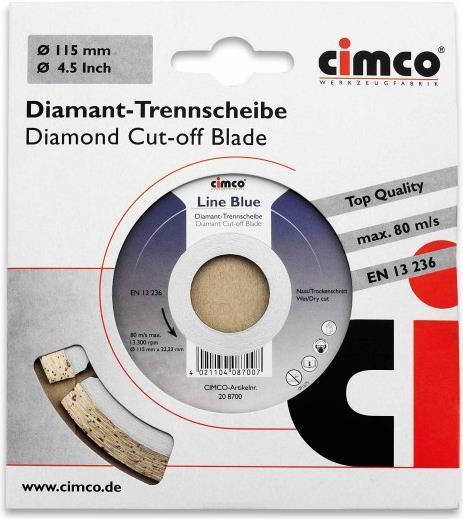 CIMCO 208702 - SchneideSk - Flat Center - Calcestruzzo a parete - Calcestruzzo leggero - Arenaria - piastrellato - Ogni marchio
