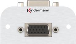 Kindermann 7441000584. Tipo di caselle: VGA, quantità del modulo (max): 1 Modulo (E). Colore del prodotto: alluminio, material