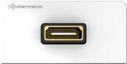 Kindermann - Ultra High Speed - Cavo di estensione HDMI con Ethernet - da femmina HDMI a HDMI maschio - 10 m - fibra di rame ib