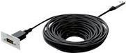 Kindermann Connect 50 Alu - HighSpeed - Cavo HDMI con Ethernet - Pannello femminile HDMI Montato su Micro HDMI maschio dritto -