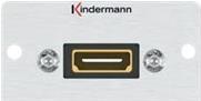 Kindermann - Ultra High Speed - Cavo di estensione HDMI con Ethernet - da femmina HDMI a HDMI maschio - 15 m - fibra di rame ib