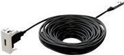 Kindermann Connect Flex 45 Click - High Speed ​​- Cavo HDMI con Ethernet - 5.0m - Fibra di rame/carbonio ibrido - Cavo otti