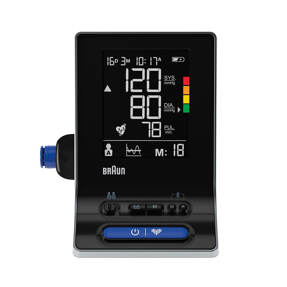 ExactFit 5 Connect das neueste intelligente Blutdruckmessgert von Braun vereinfacht die berwachung Ihres Blutdrucks zu Hause. S