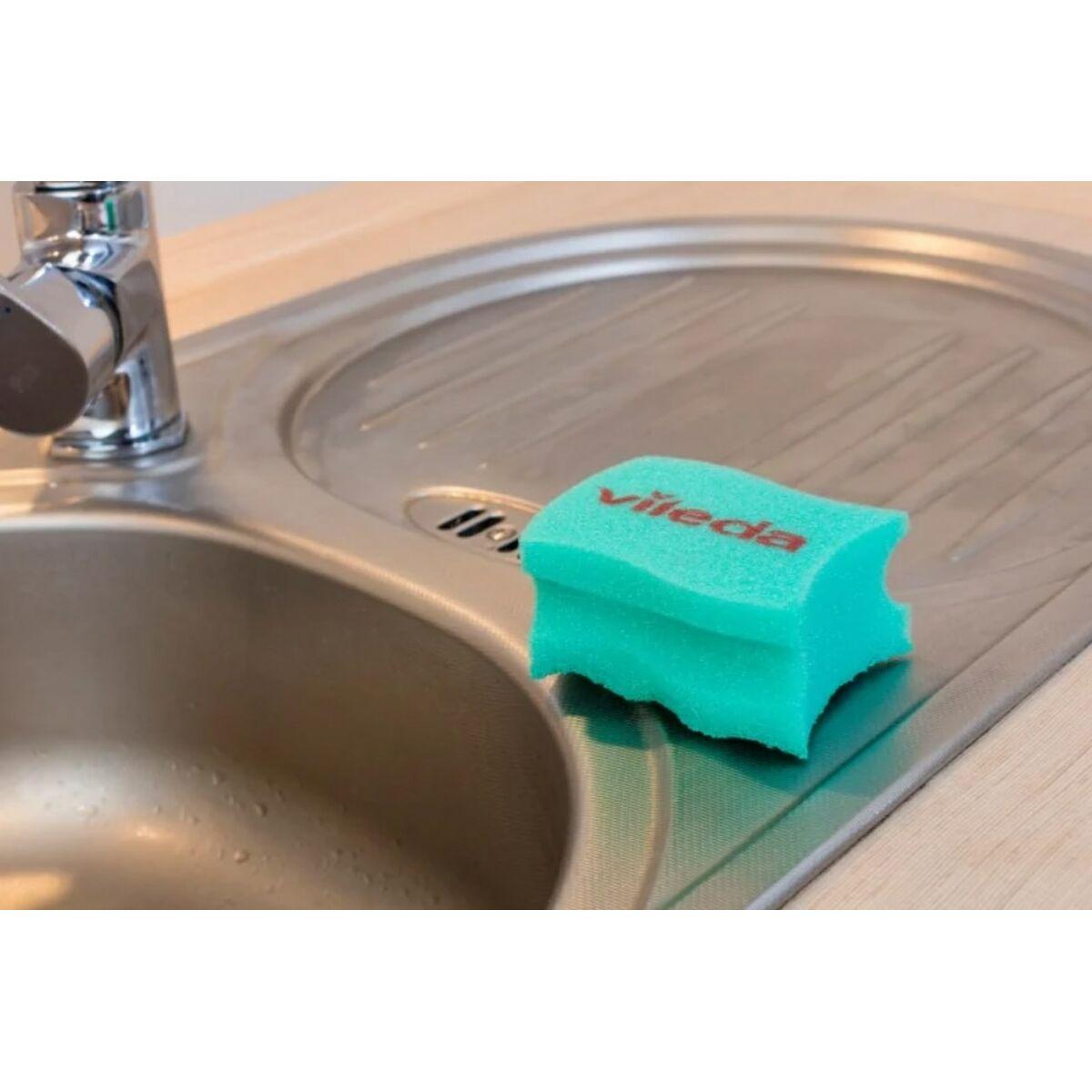 Spugna Vileda Glitzi Pur Active Verde Poliuretano 60 x 4 x 90 cm (2 UnitÃƒÂ )